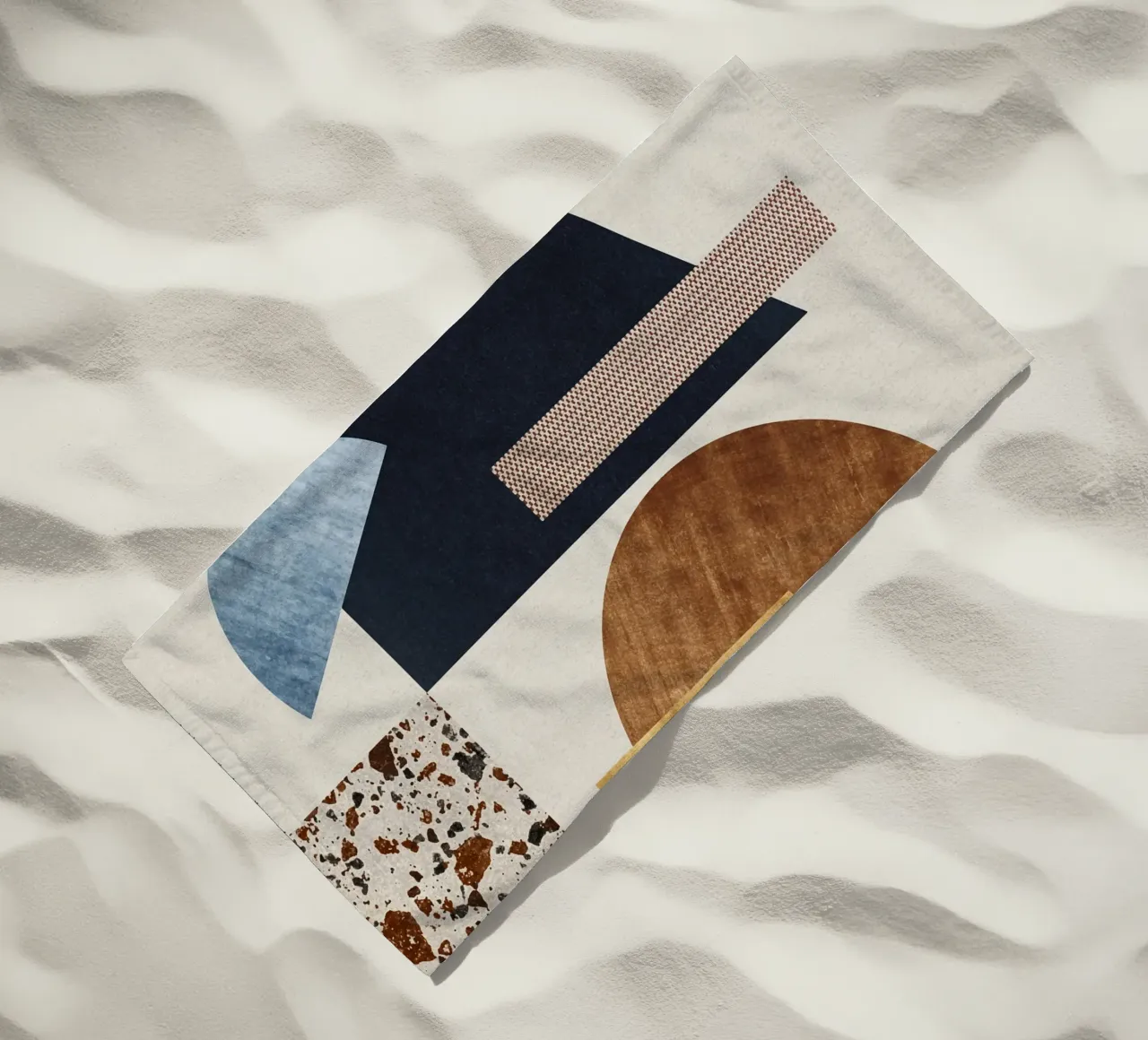 modern abstract art texture telo mare da vintageshop