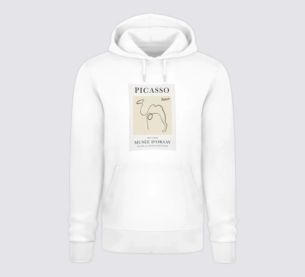 Linea di schizzo Picasso Camel felpa con cappuccio da Jam Poster