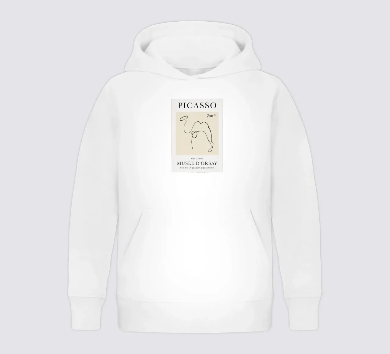 Linea di schizzo Picasso Camel felpa bambino con cappuccio da Jam Poster