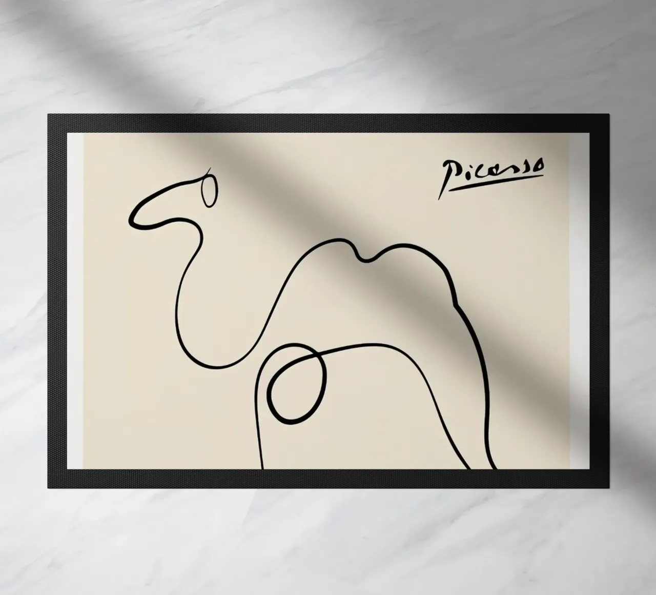 Linea di schizzo Picasso Camel zerbino da Jam Poster