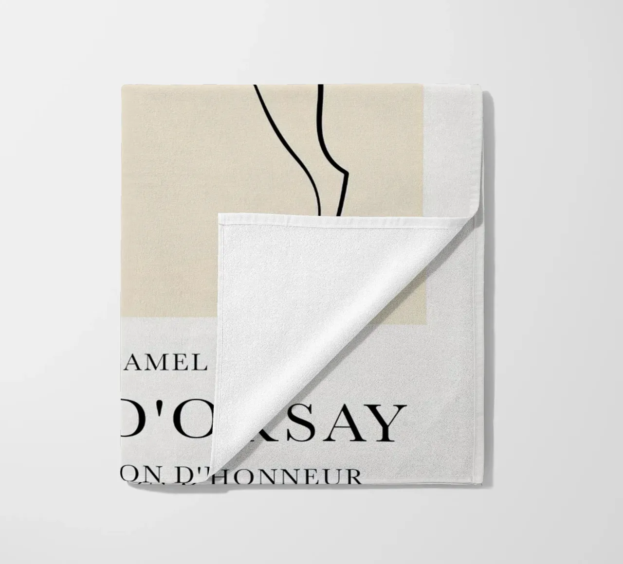Linea di schizzo Picasso Camel telo mare da Jam Poster