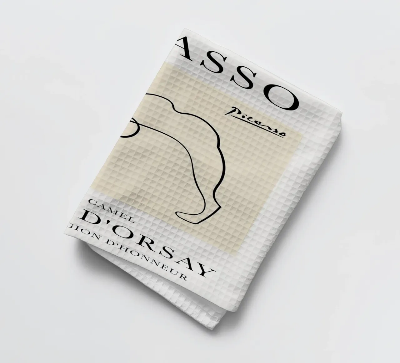 Linea di schizzo Picasso Camel canovaccio da cucina da Jam Poster