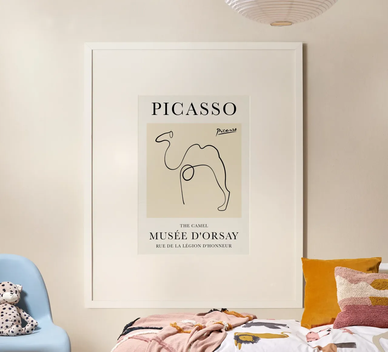 Linea di schizzo Picasso Camel carta hahnemühle da Jam Poster