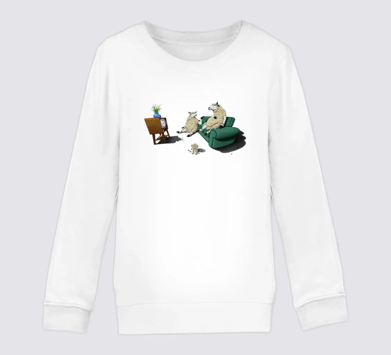Sheep (Wordless) felpa bambino da Rob Art | Illustration