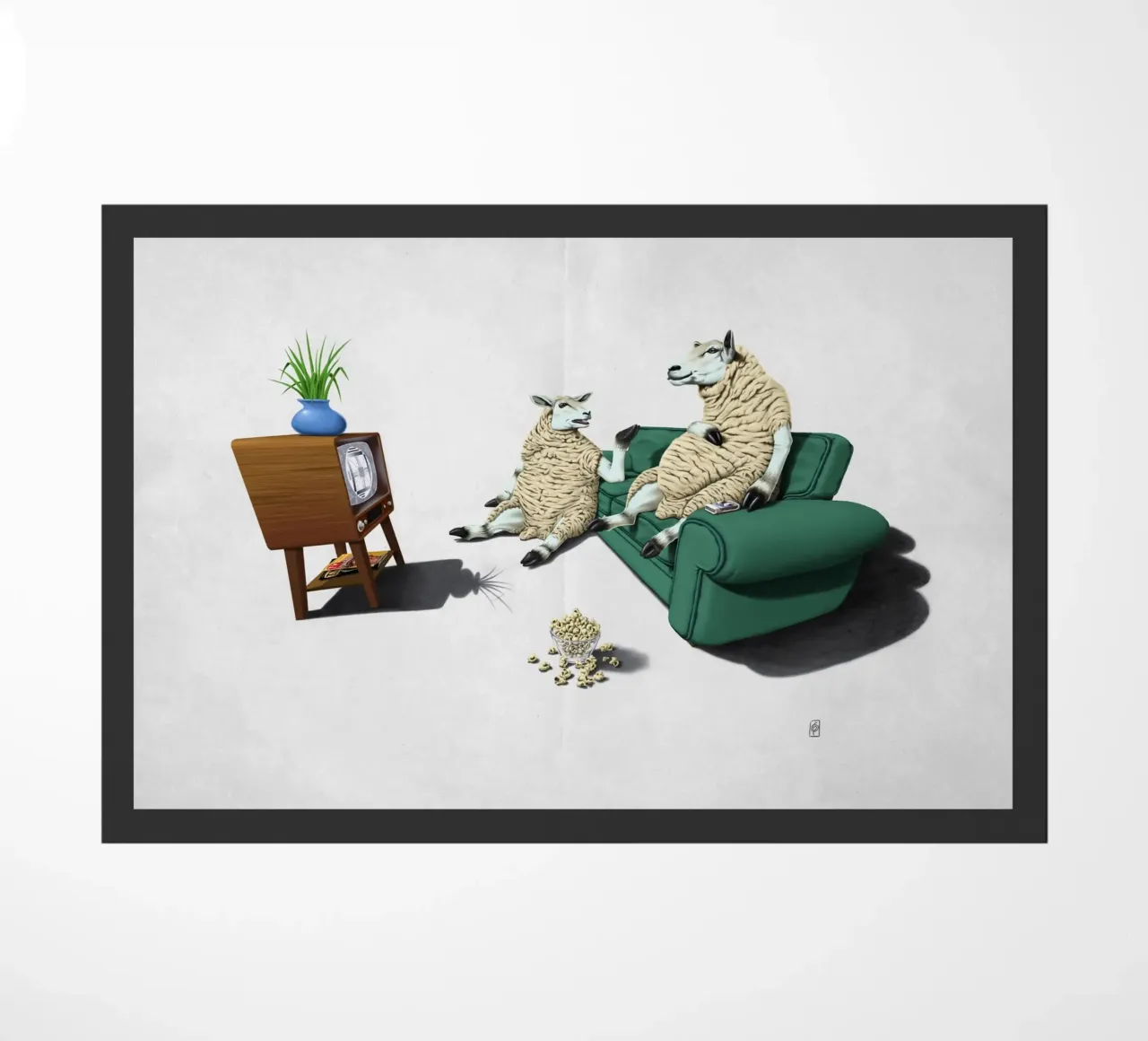 Sheep (Wordless) zerbino da Rob Art | Illustration