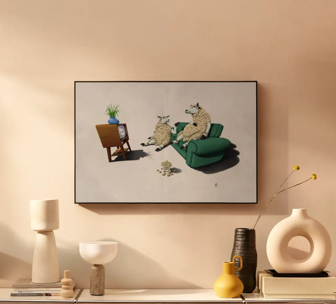 Sheep (Wordless) plexiglass da Rob Art | Illustration