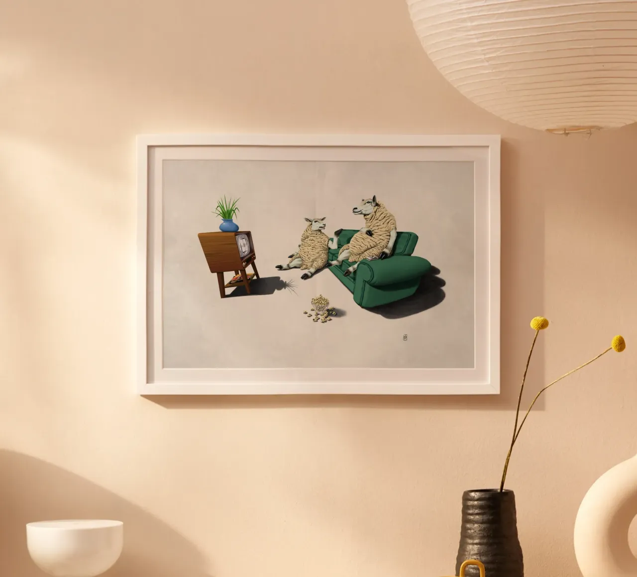 Sheep (Wordless) poster da Rob Art | Illustration