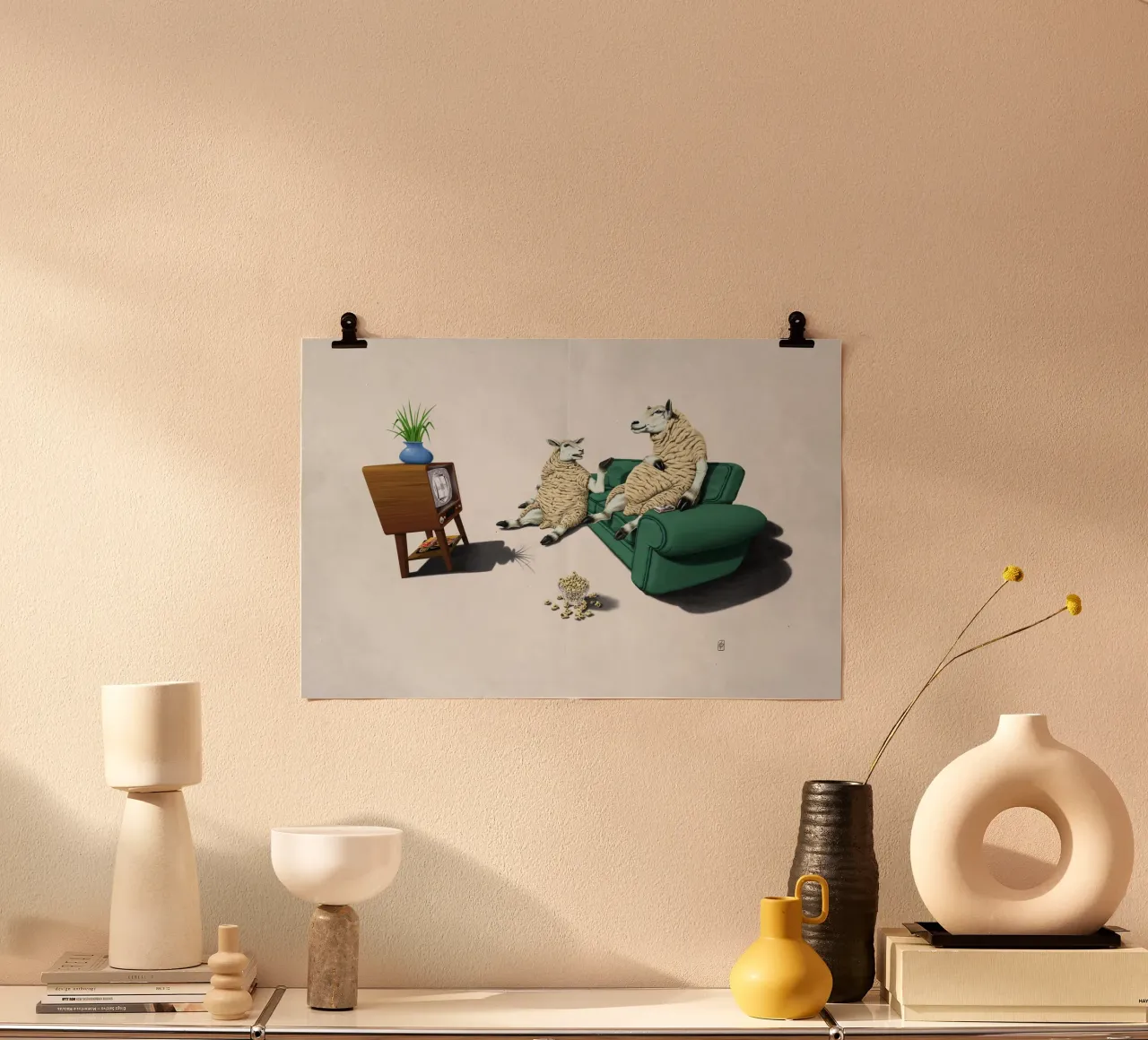 Sheep (Wordless) poster da Rob Art | Illustration