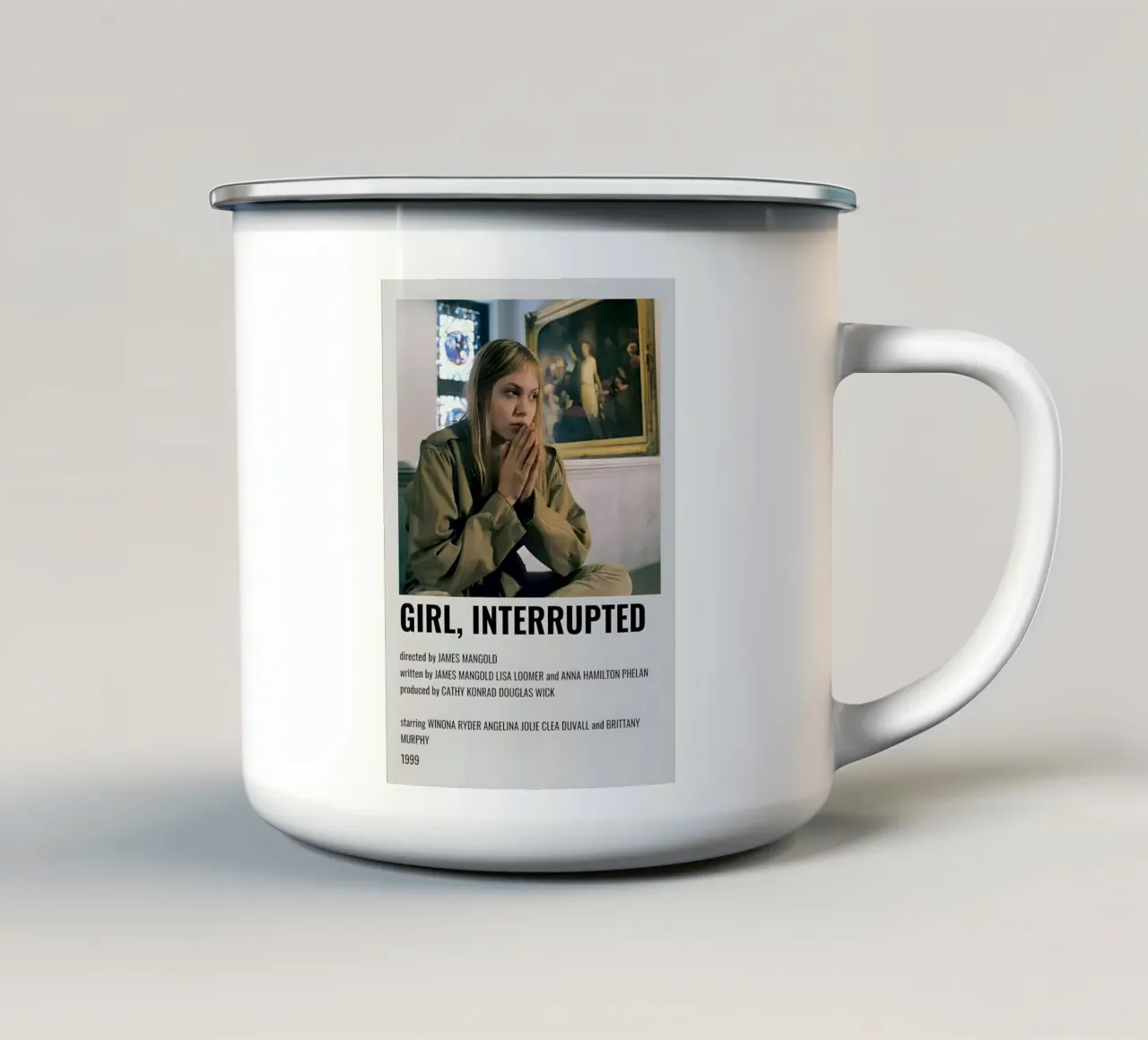 GIRL INTERRUPTED tazza in smalto da MVFminimalist
