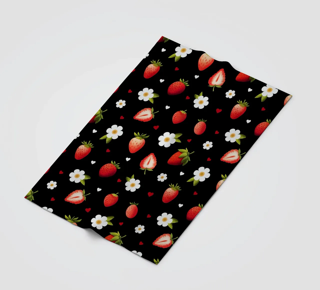 Strawberries coperta in pile da Vivi Nicolin