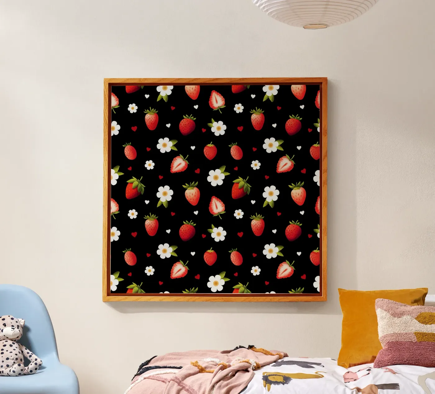 Strawberries Acryl-Glas von Vivi Nicolin