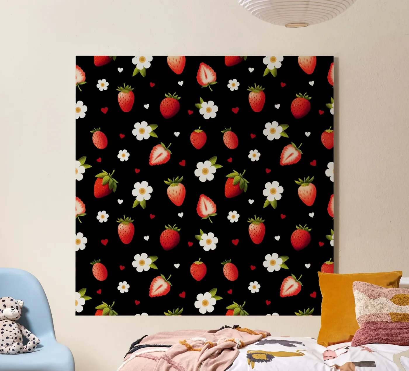 Strawberries Acryl-Glas von Vivi Nicolin