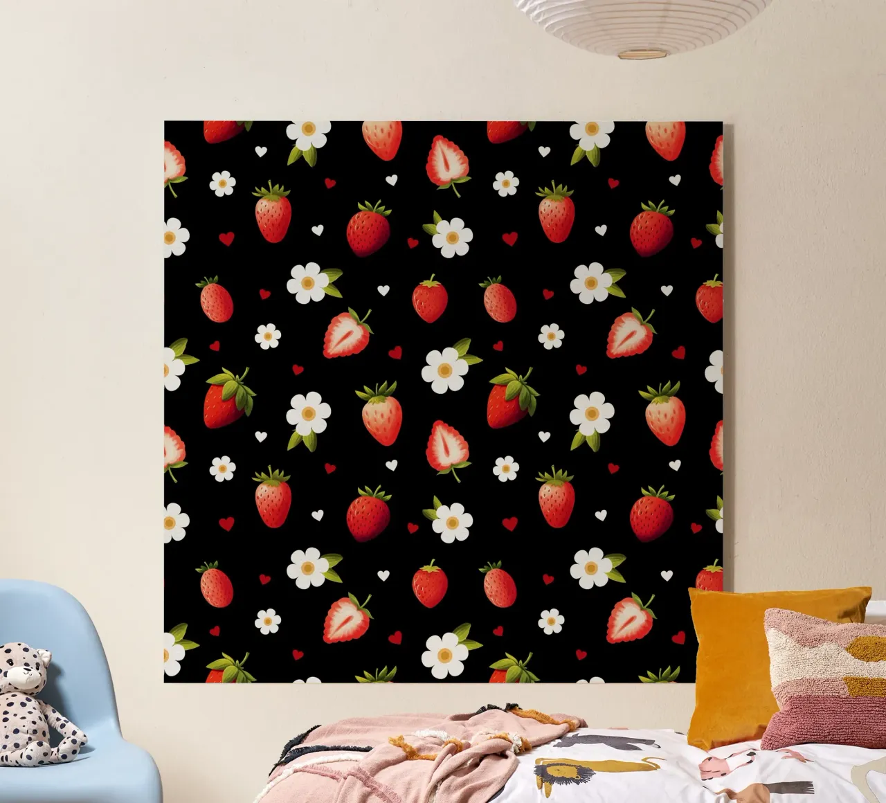 Strawberries plexiglass da Vivi Nicolin