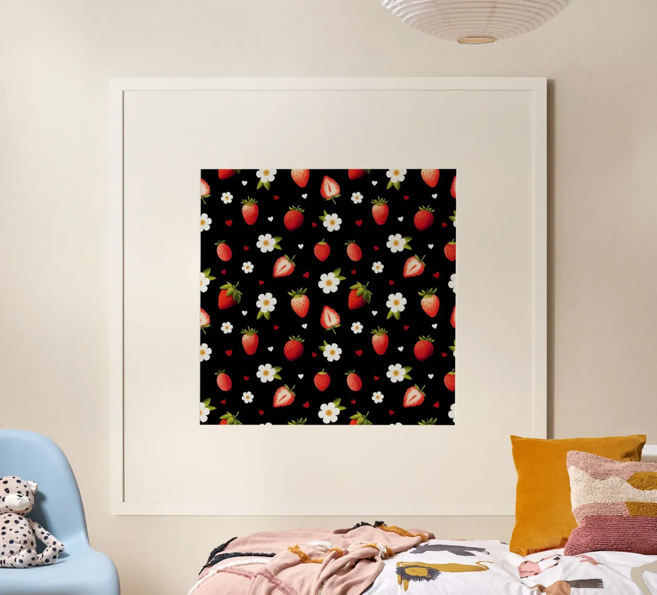 Strawberries poster by Vivi Nicolin