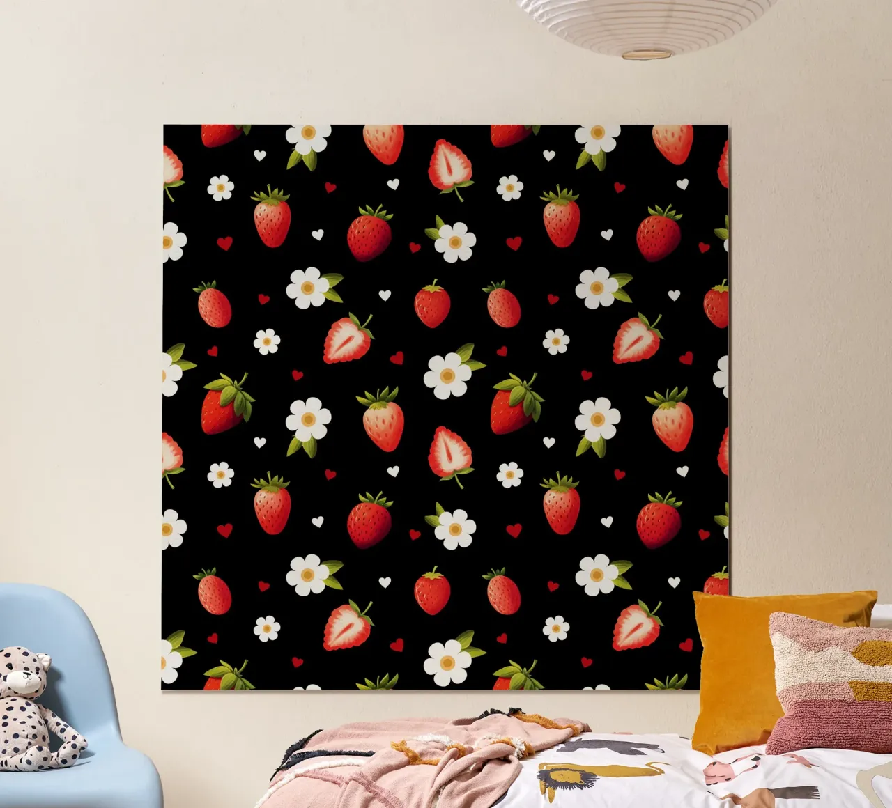 Strawberries poster by Vivi Nicolin