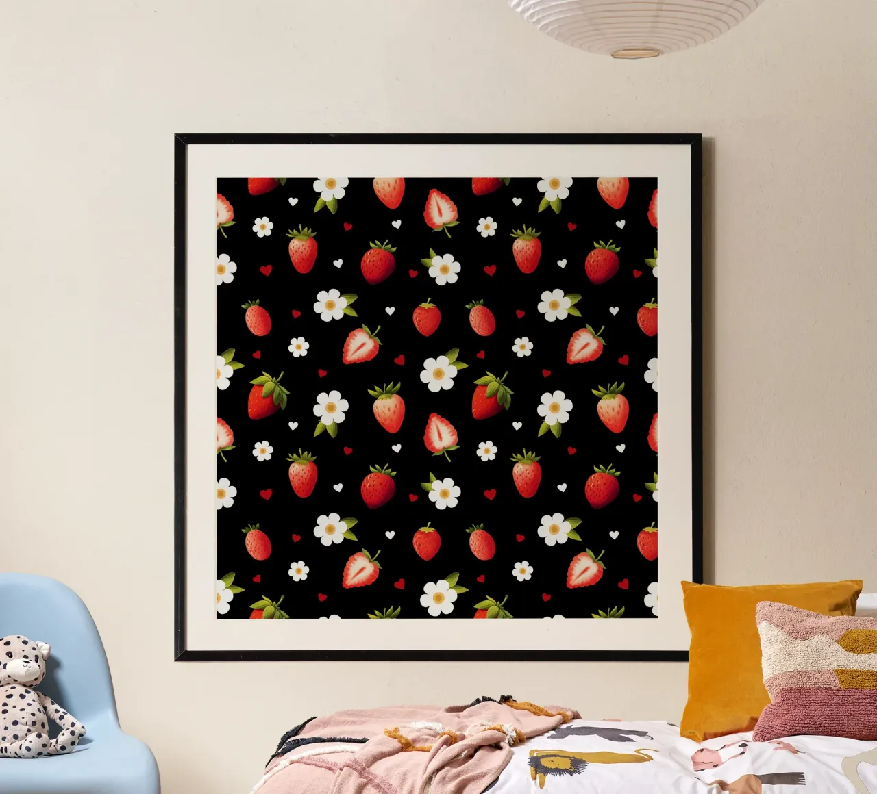 Strawberries poster by Vivi Nicolin