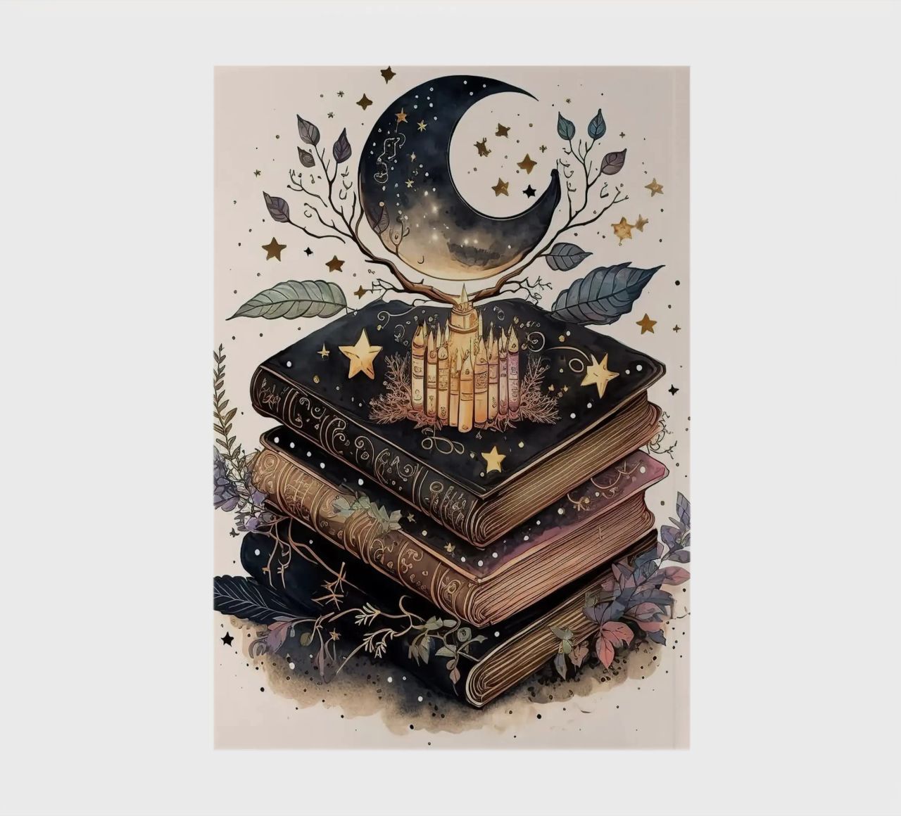 stacked books notebook by Jonathan R NASH