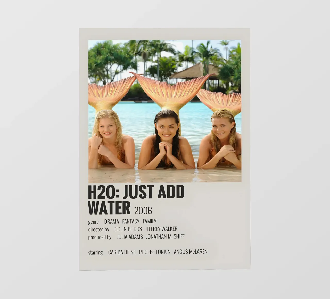 H20 JUST ADD WATER 2006 telo in pvc da MVFminimalist