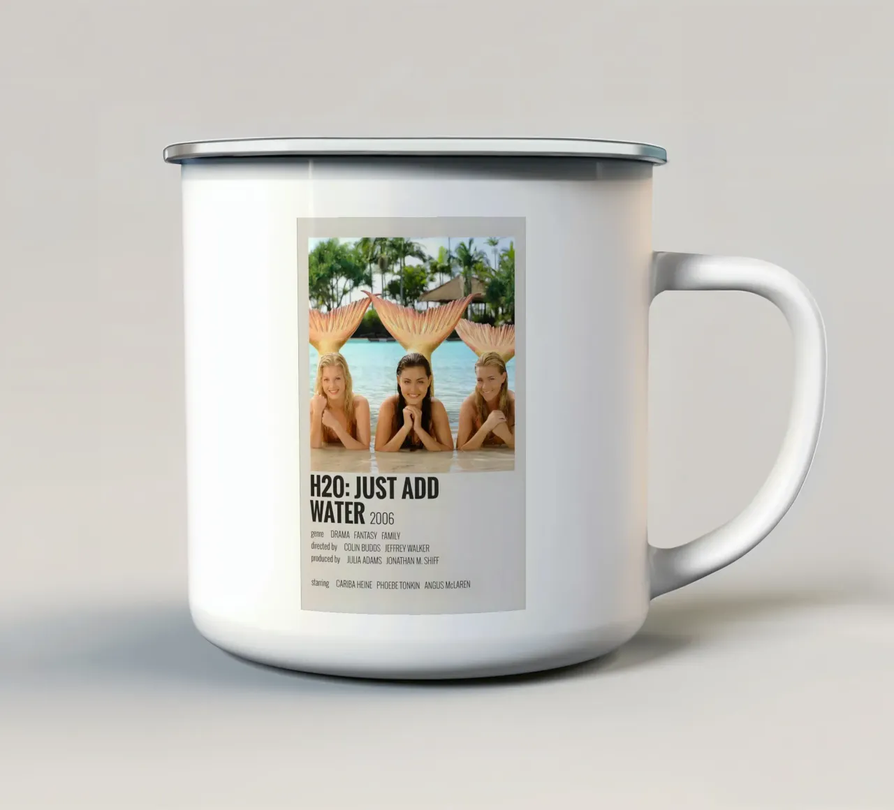 H20 JUST ADD WATER 2006 tazza in smalto da MVFminimalist