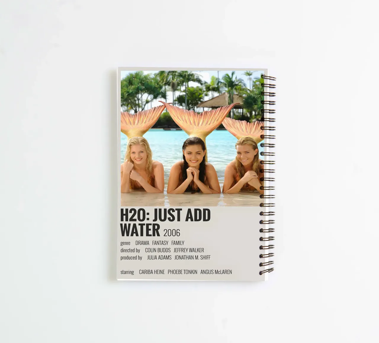 H20 JUST ADD WATER 2006 spiral notebook by MVFminimalist