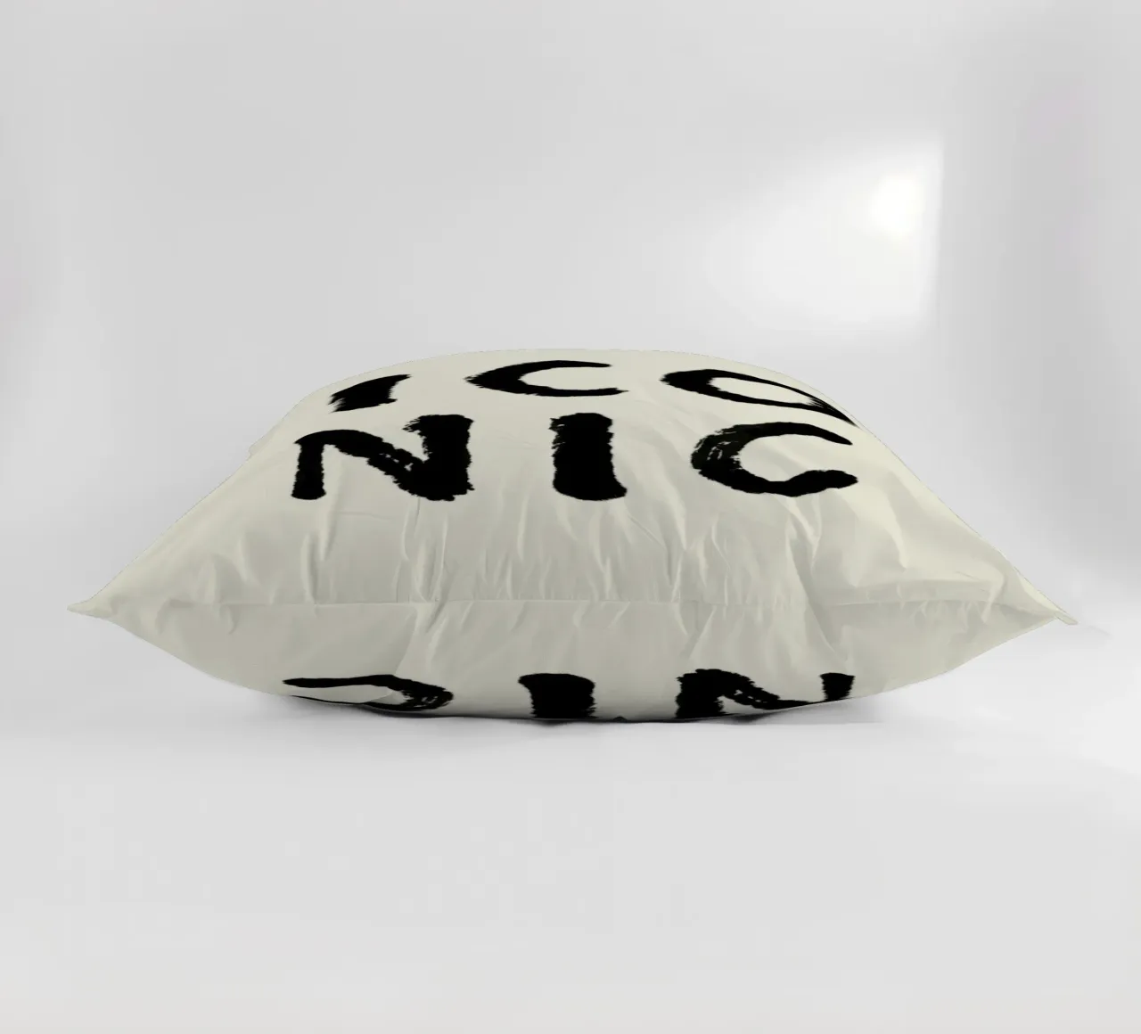 Iconic - Typography decorative cushion by intemporalis