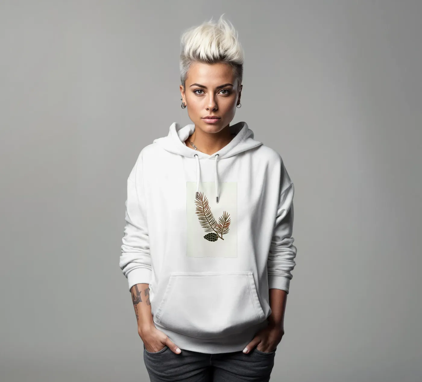 Pine hoodie by Kubistika