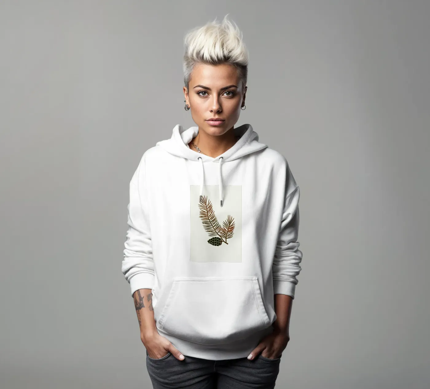 Pine hoodie by Kubistika