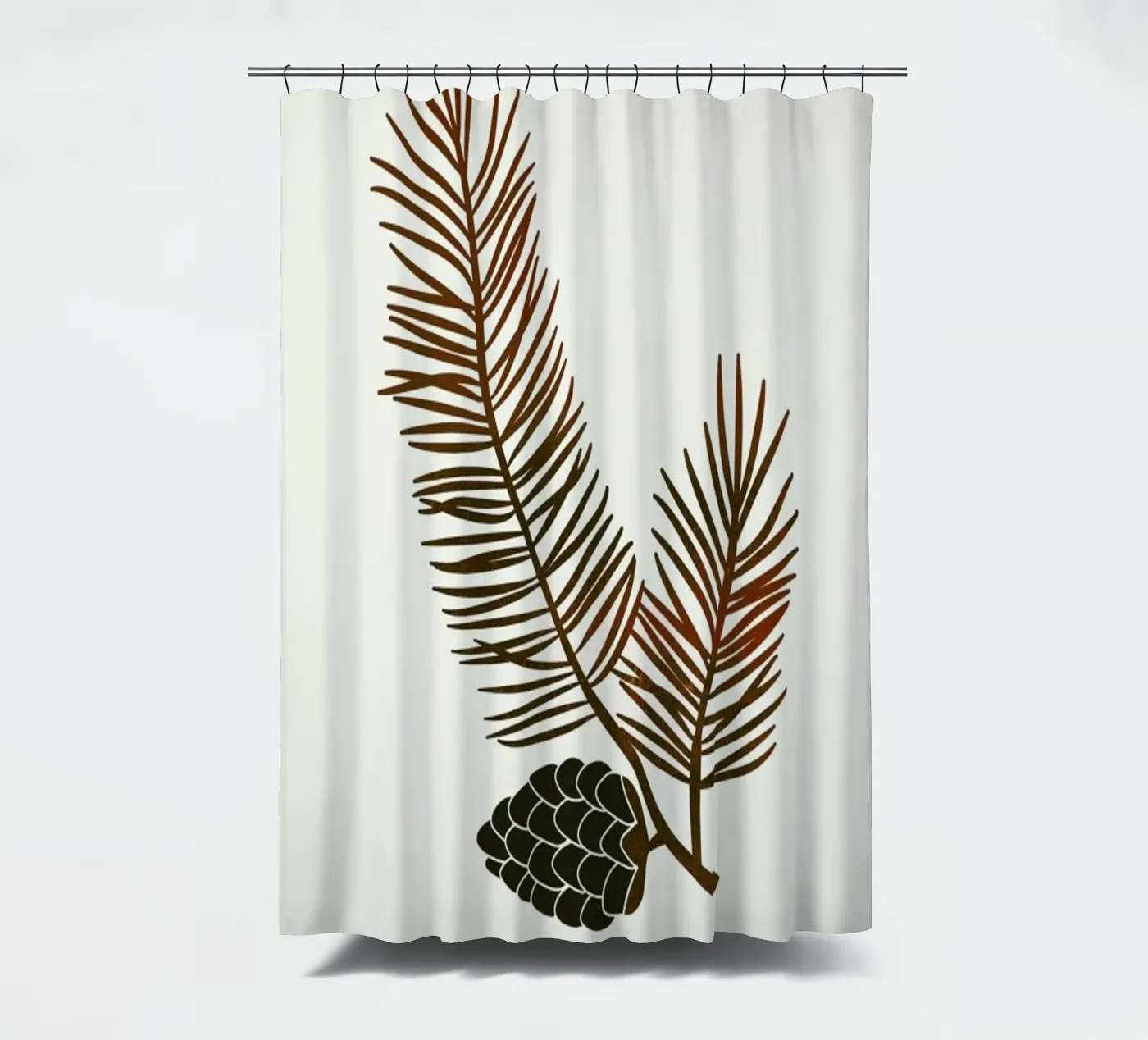 Pine Duschvorhang von Kubistika