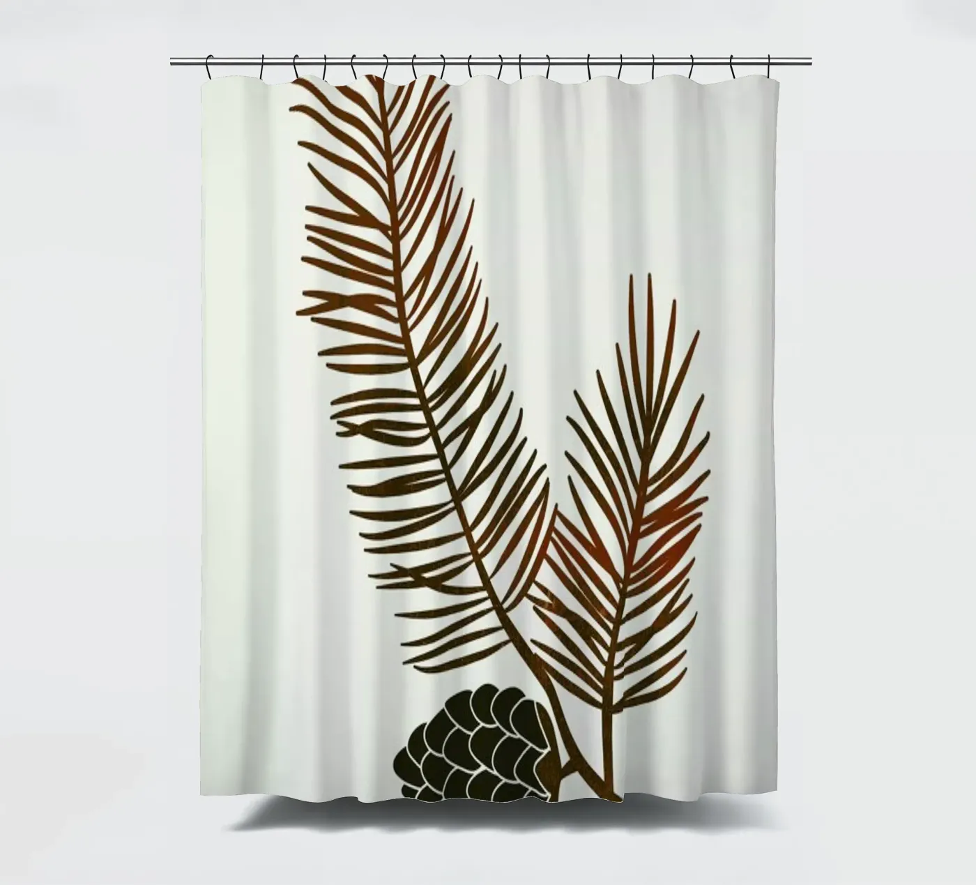 Pine Duschvorhang von Kubistika