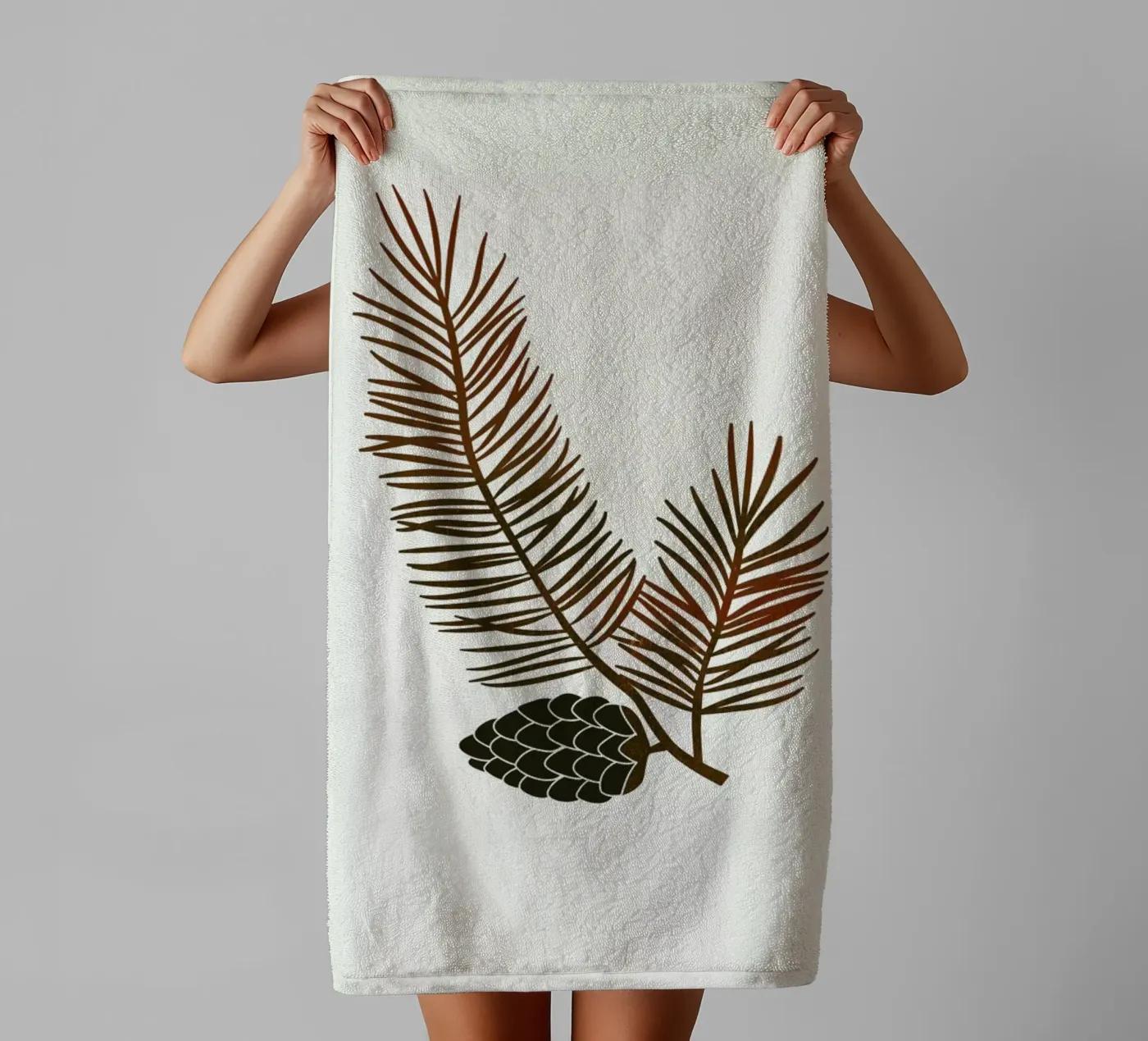 Pine Handtuch von Kubistika