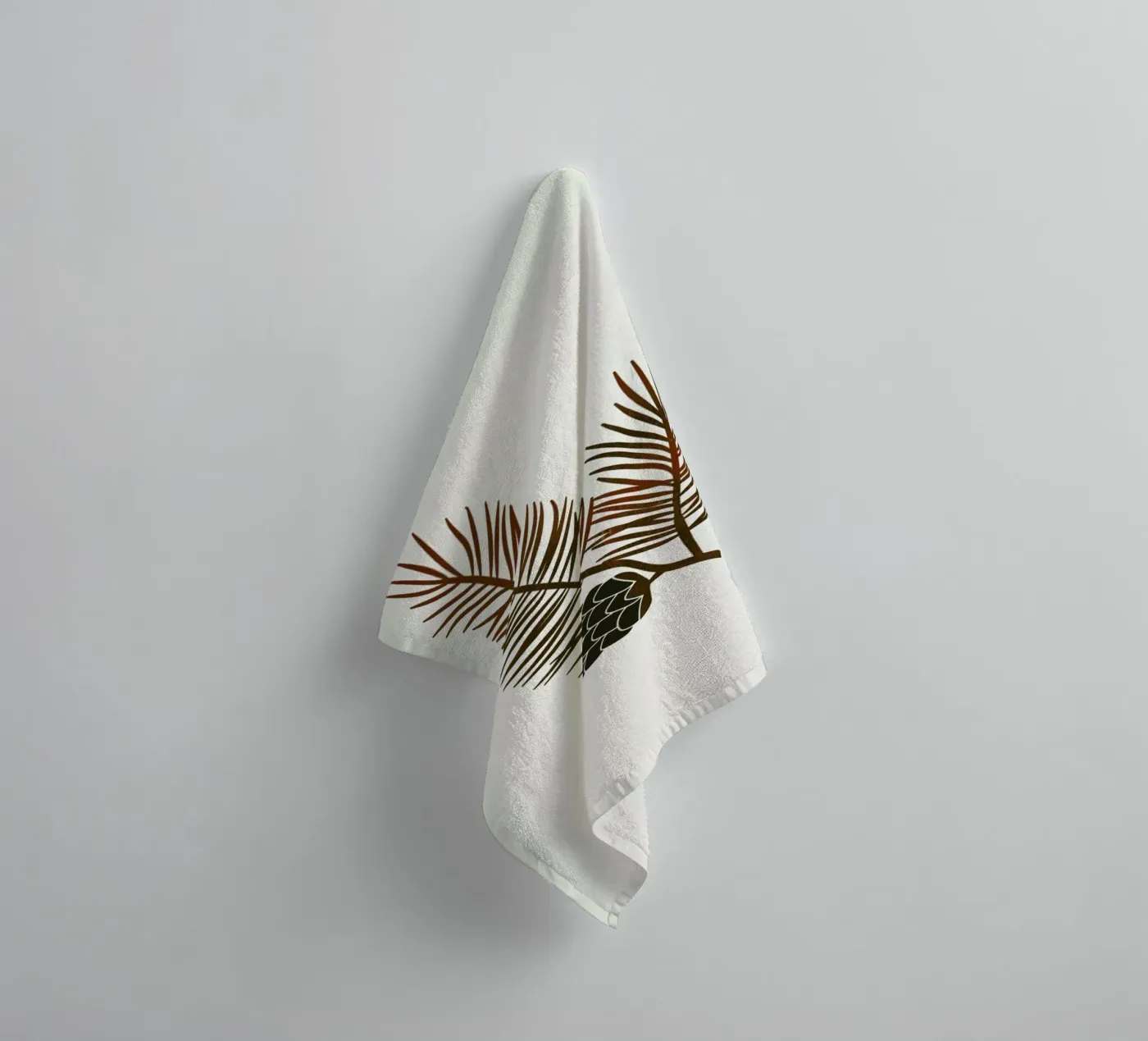 Pine Handtuch von Kubistika