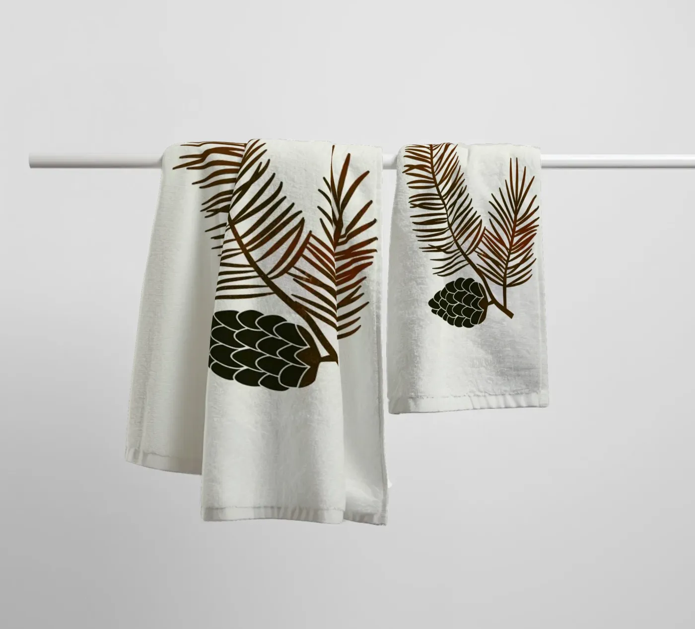 Pine asciugamano da bagno da Kubistika