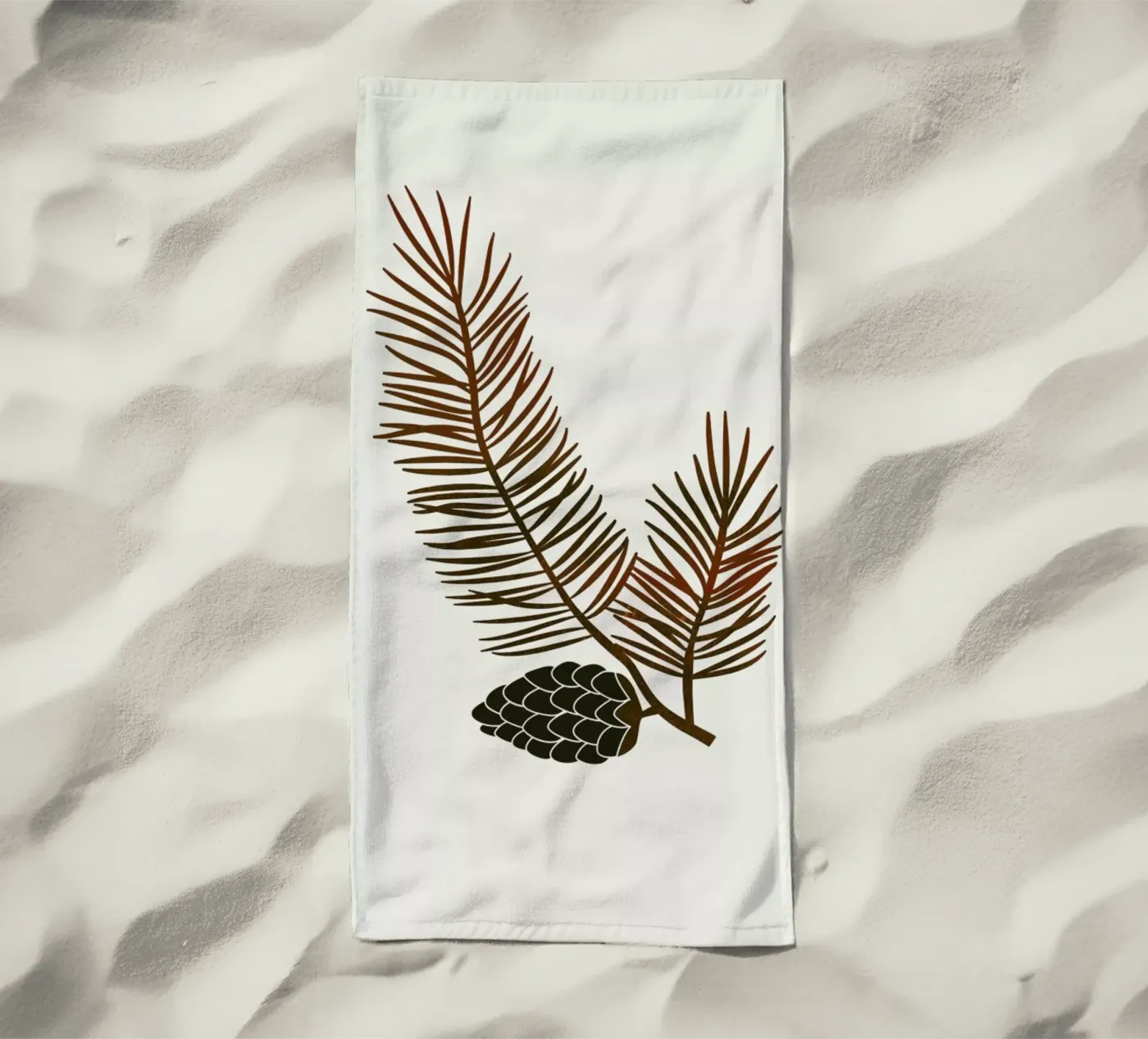 Pine Strandtuch von Kubistika