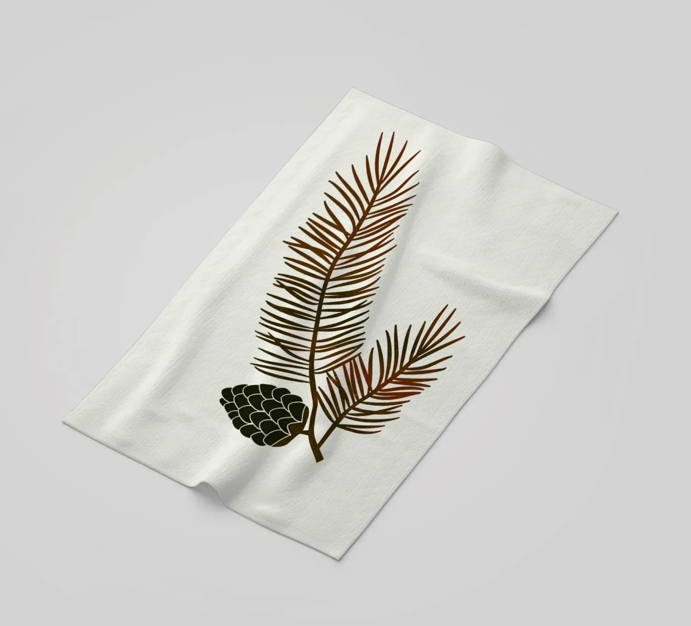 Pine Strandtuch von Kubistika
