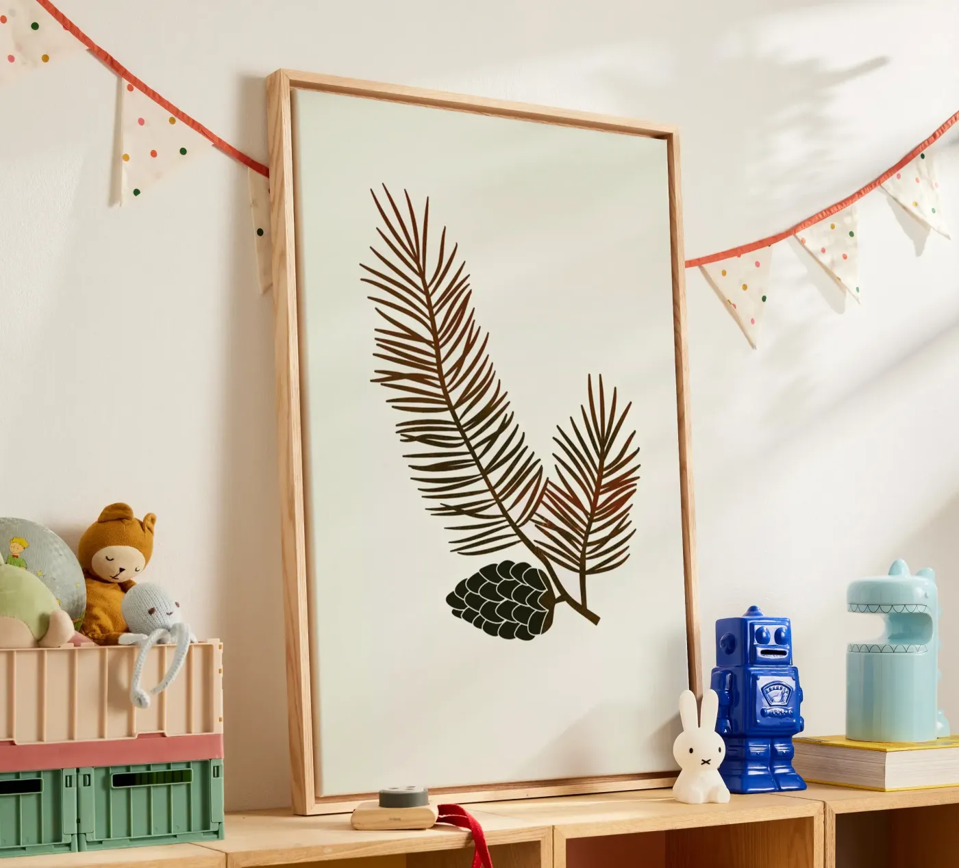 Pine Leinwand von Kubistika