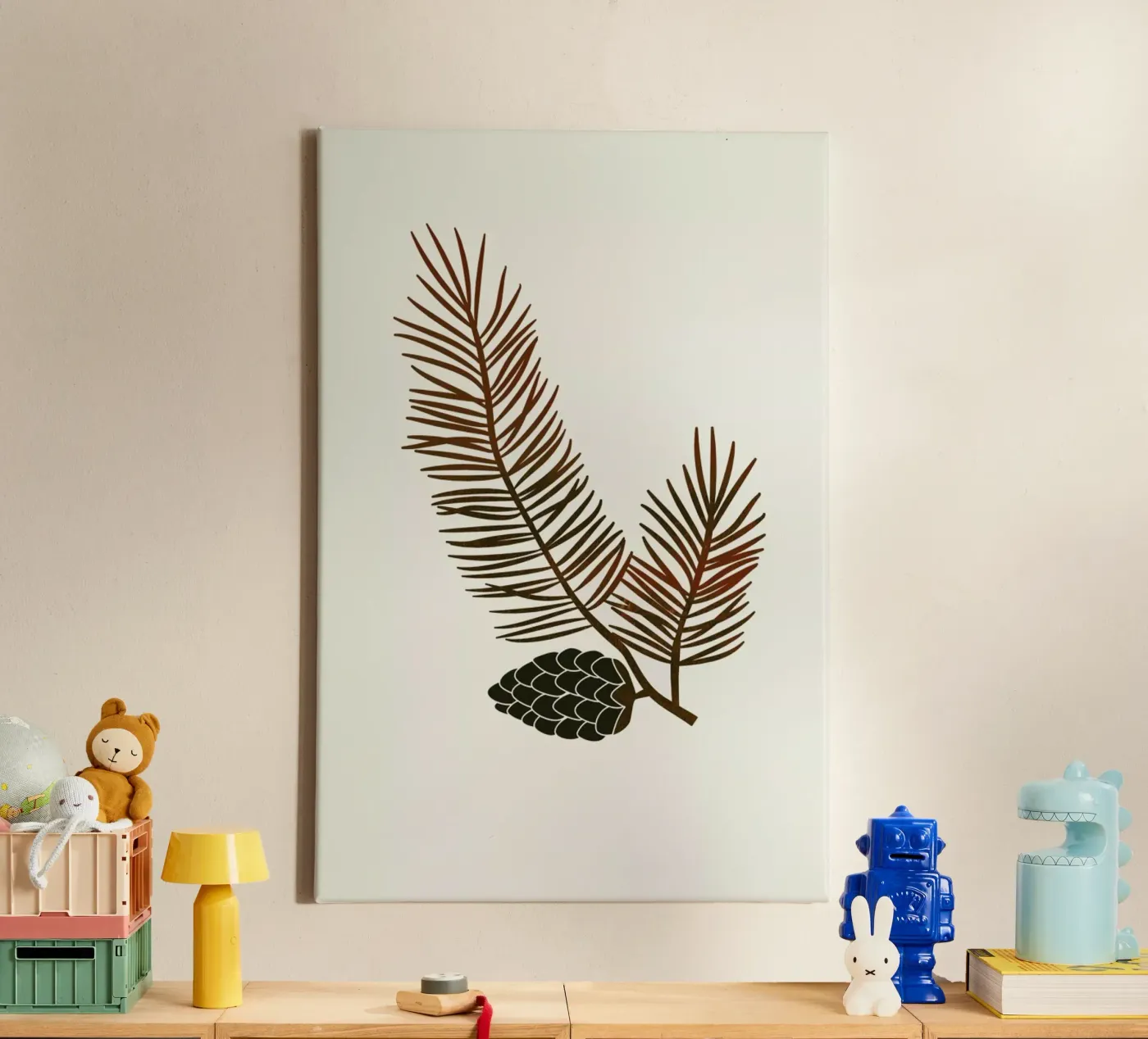 Pine Leinwand von Kubistika