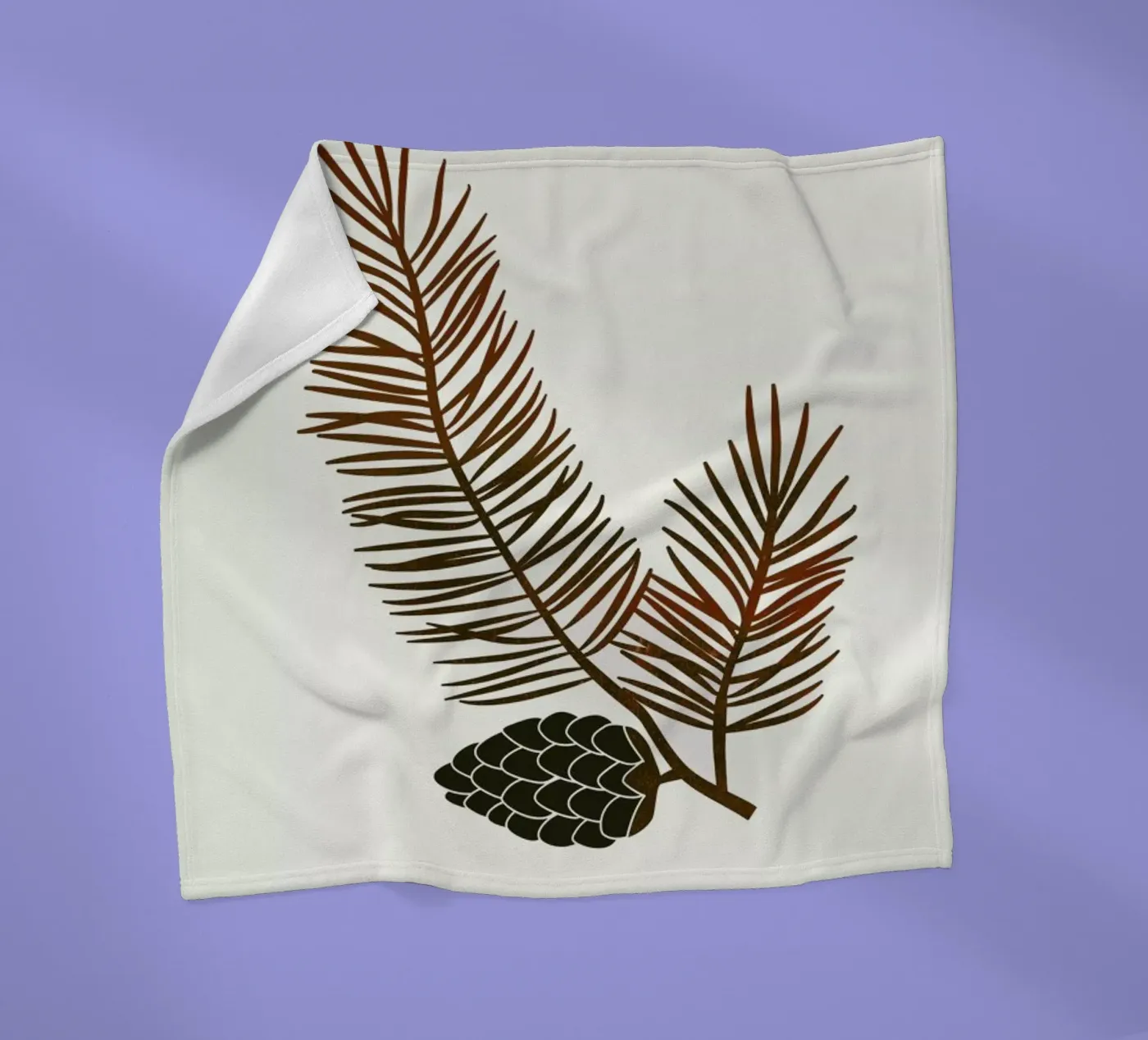 Pine Fleecedecke von Kubistika