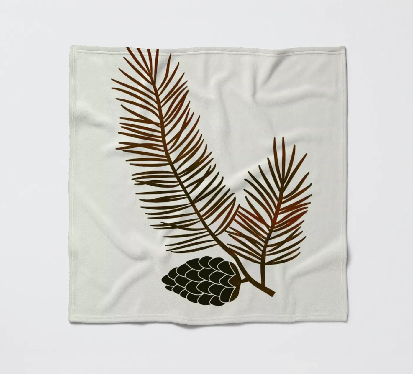 Pine Fleecedecke von Kubistika