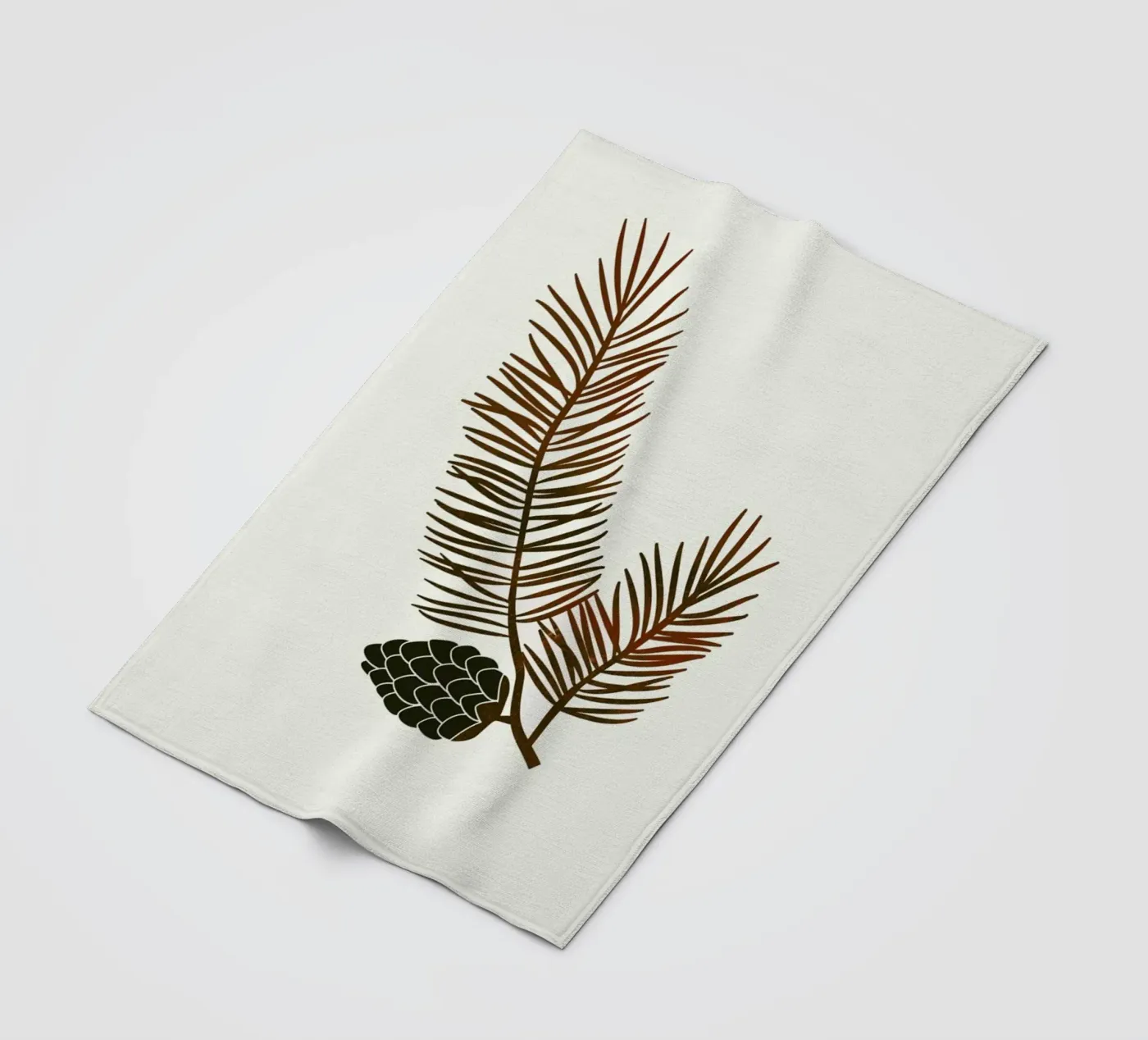 Pine Fleecedecke von Kubistika