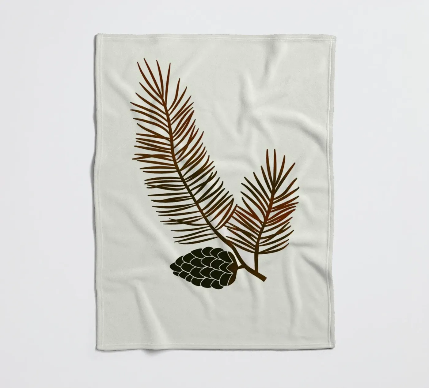 Pine Fleecedecke von Kubistika