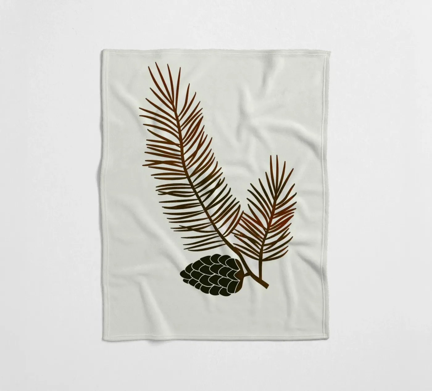 Pine Fleecedecke von Kubistika