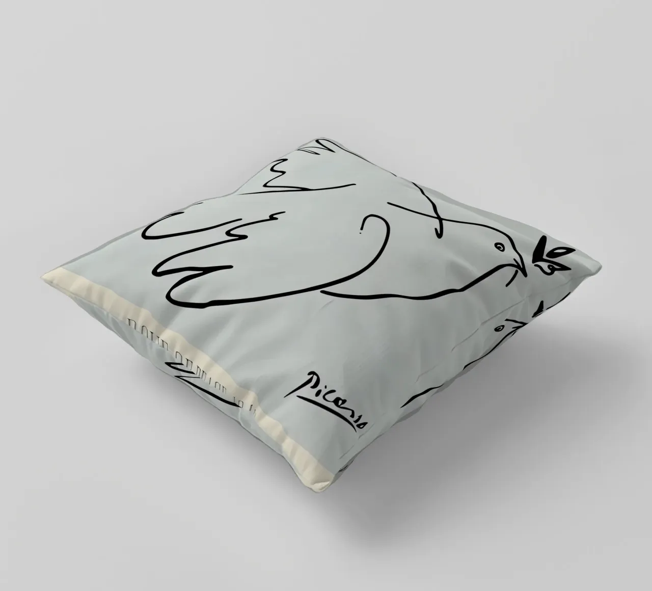 Picasso Dove of Peace 1949 decorative cushion by Jam Poster