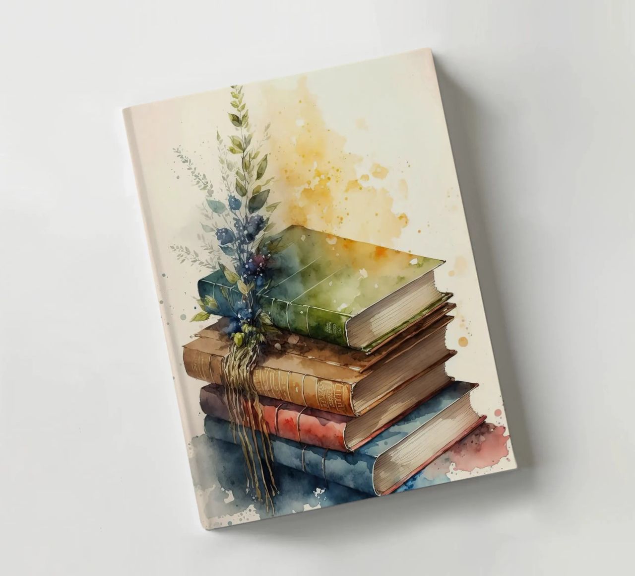 stacked books notebook by Jonathan R NASH