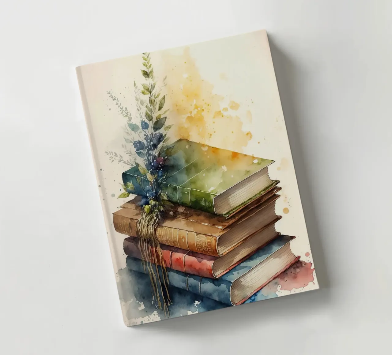 livres empilés carnet de notes de Jonathan R NASH