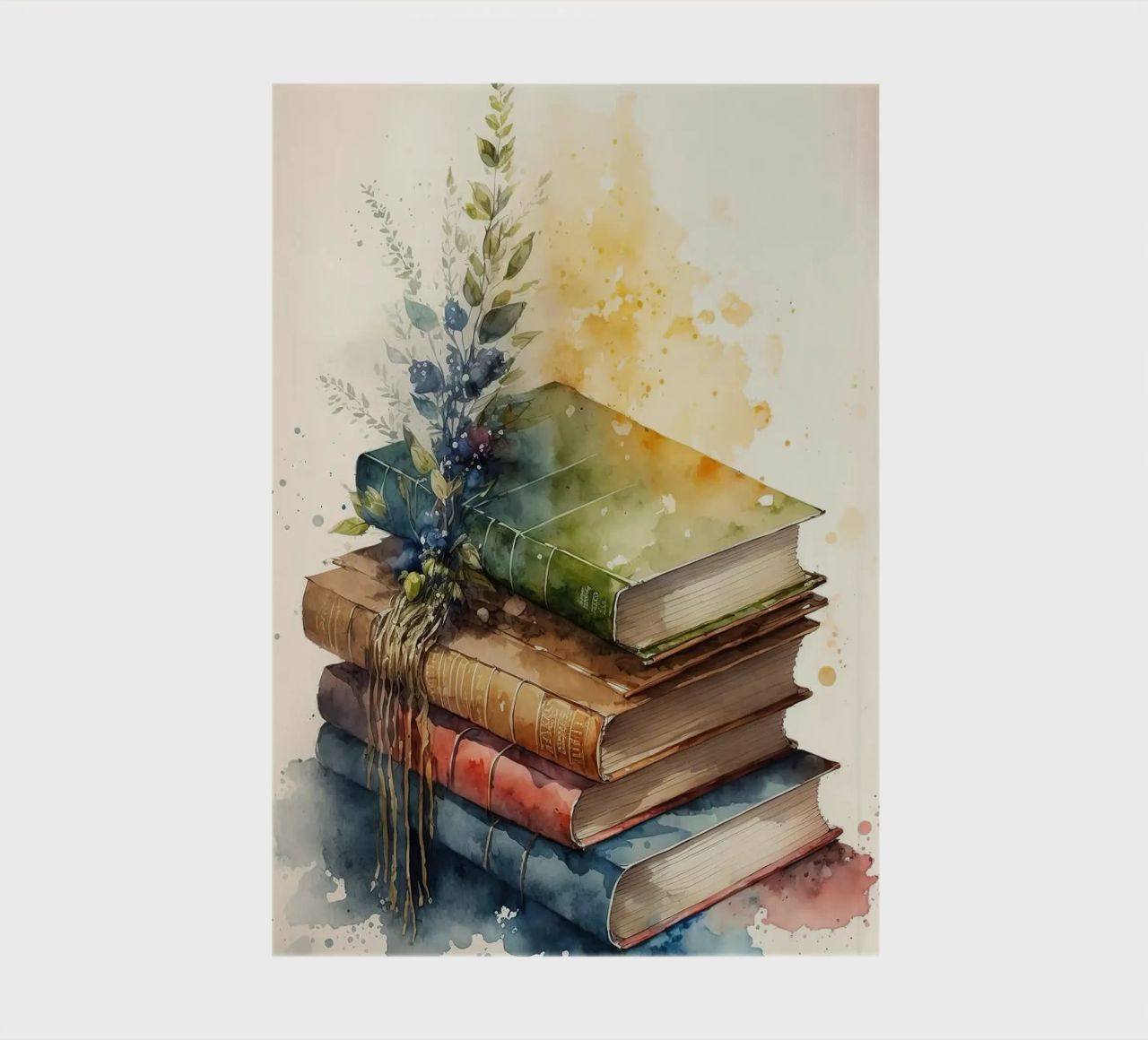 stacked books notebook by Jonathan R NASH