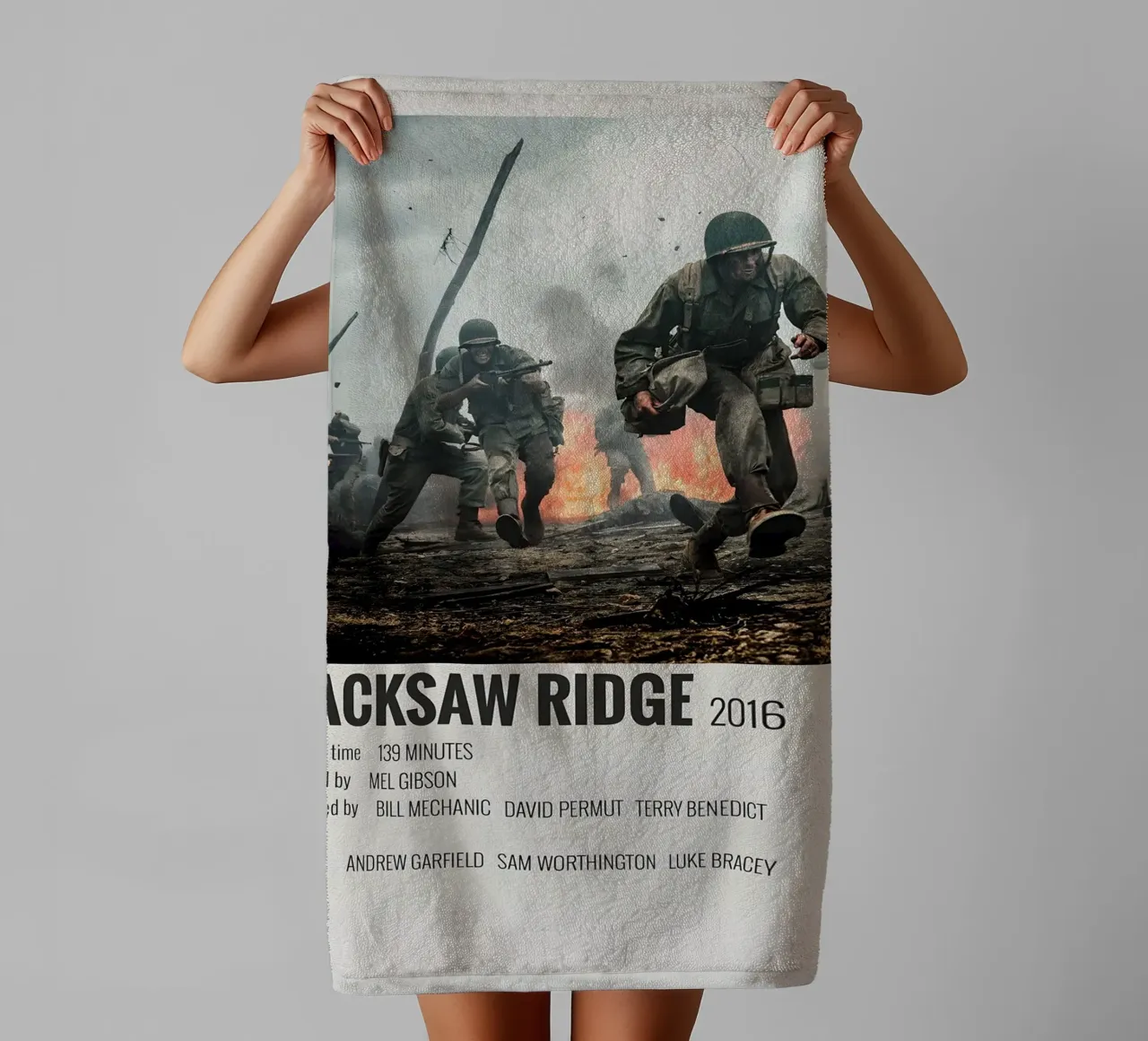 HACKSAW RIDGE 2016 asciugamano da bagno da MVFminimalist