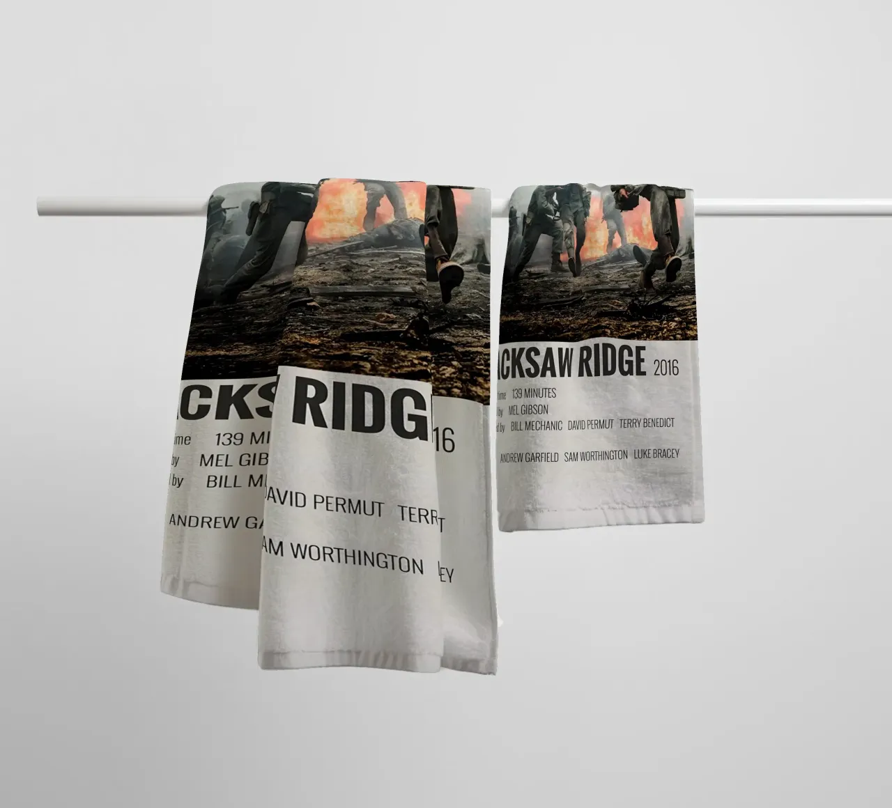 HACKSAW RIDGE 2016 asciugamano da bagno da MVFminimalist