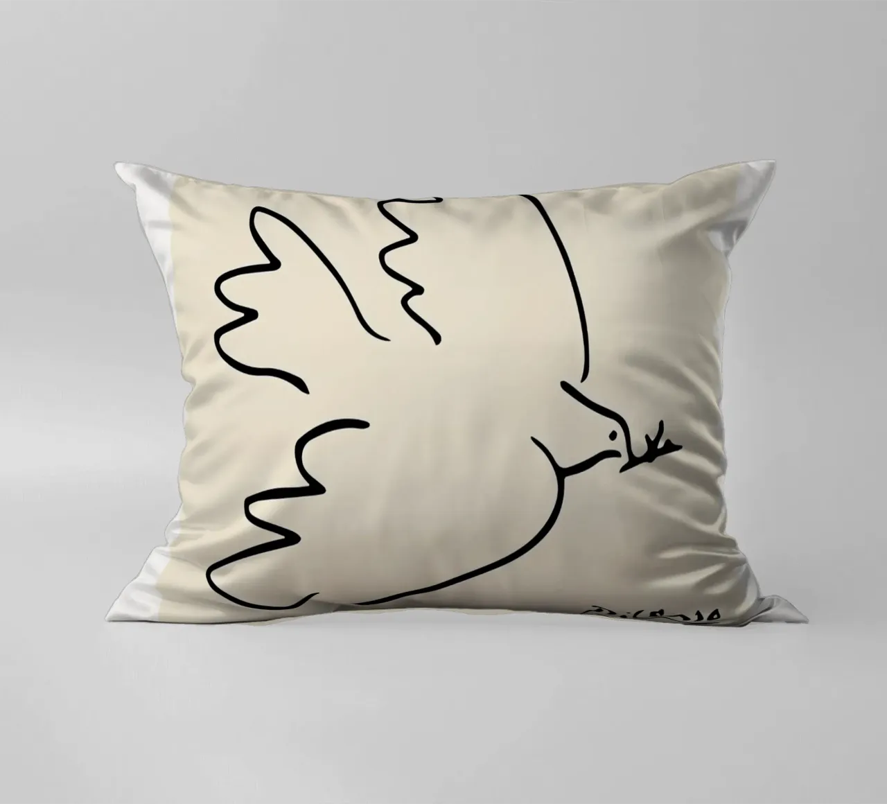 Picasso Dove of Peace decorative cushion by Jam Poster