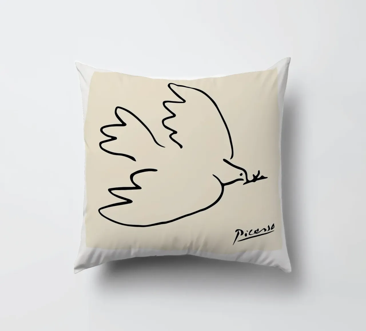 Picasso Dove of Peace decorative cushion by Jam Poster