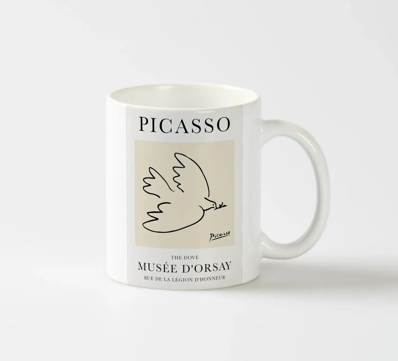 Picasso Colomba della pace tazza in ceramica da Jam Poster